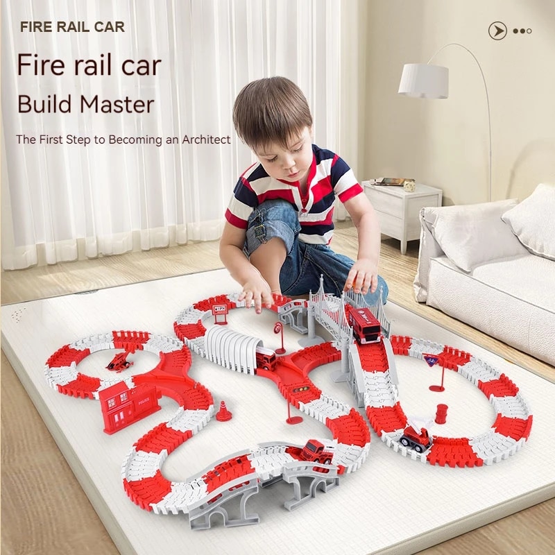 Car Accessories For Boys - İtfaiye yolu montaj araba mühendisliği Minin