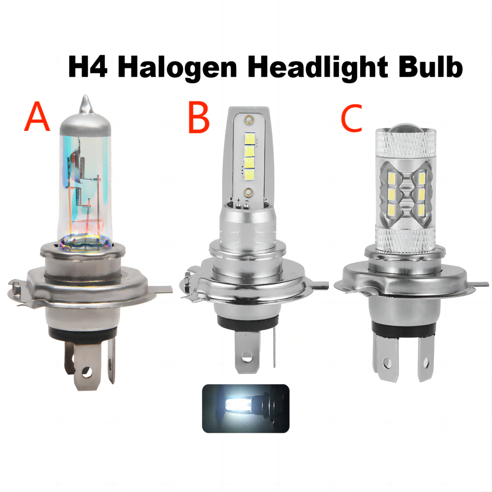 Accessories Car Near - 1/2 adet H4 halojen far ampulü