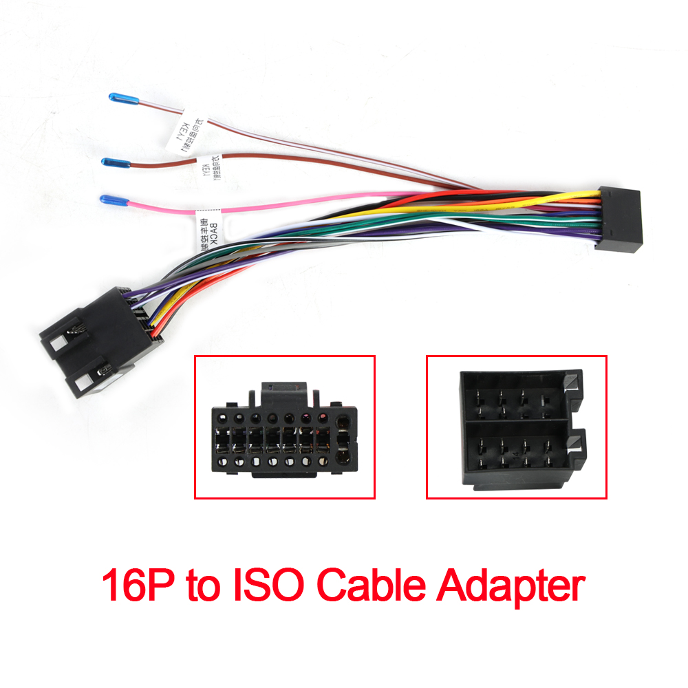 16 Pin Fiş Kablosu ISO Standar - Car Accessories Usa incelemesi ve fiyatı
