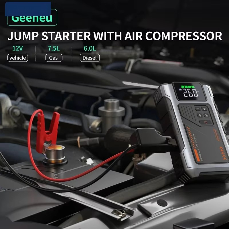 Taşınabilir, hava kompresörlü  - Portable Jump Starter incelemesi ve fiyatı
