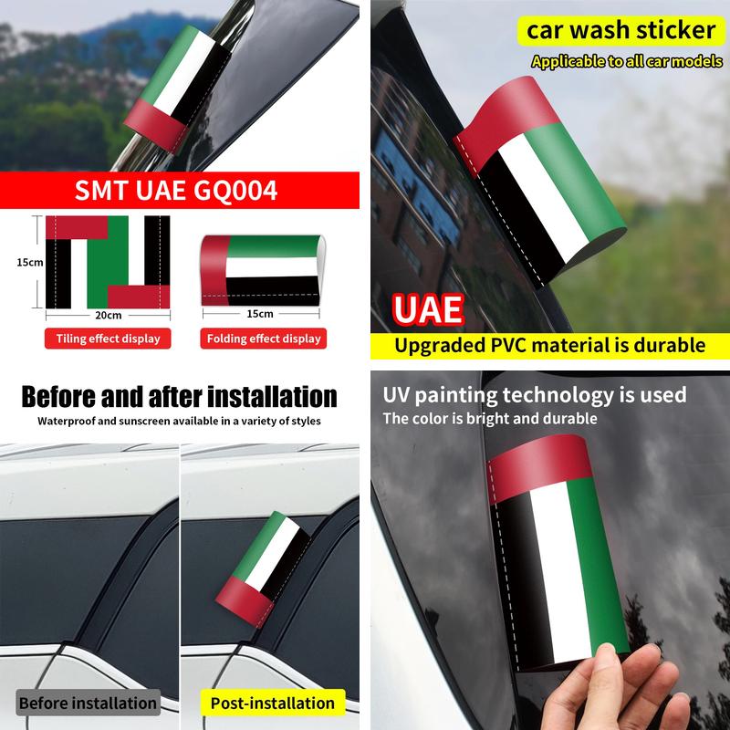 BAE Bayrağı Araba Stickerı, Su - Car Accessories Uae incelemesi ve fiyatı