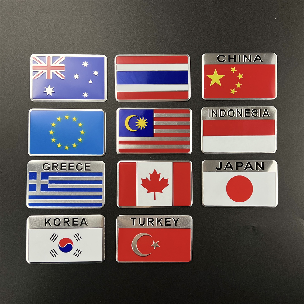 Alüminyum etiket ulusal bayrak - Car Accessories Uae incelemesi ve fiyatı