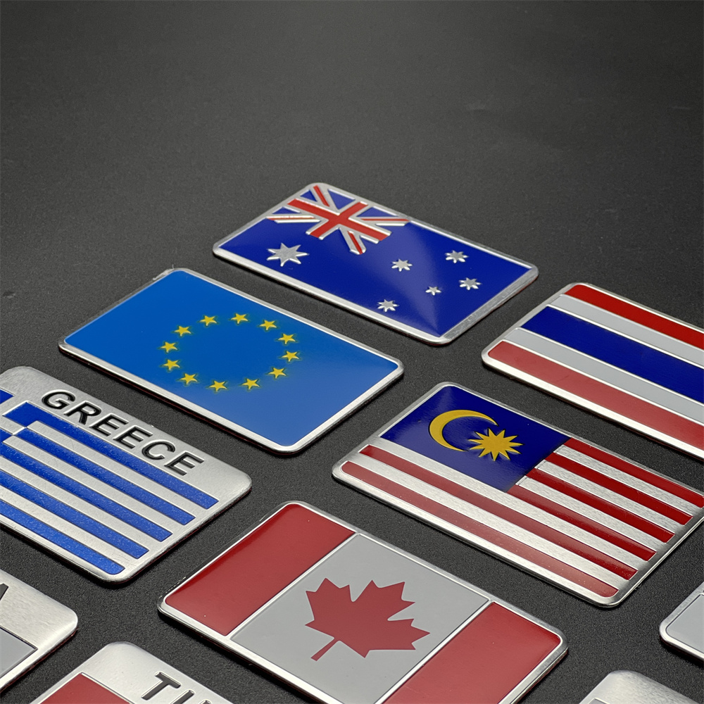 Alüminyum etiket ulusal bayrak - Car Accessories Uae incelemesi ve fiyatı