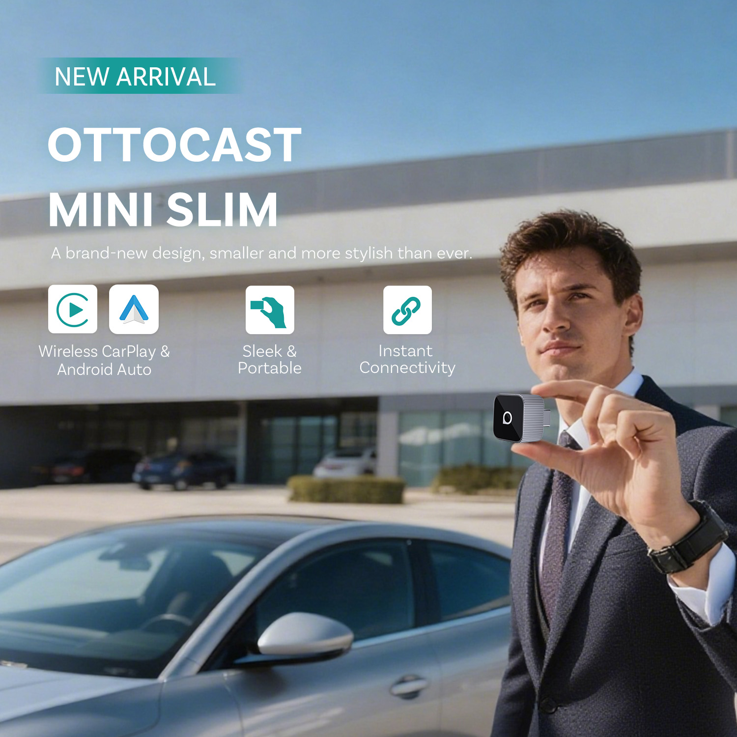 Ottocast Mini Slim Kablosuz Ca - Car Accessories Usa incelemesi ve fiyatı
